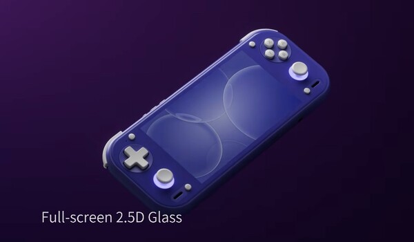 De RG 55G1 heeft een glazen voorkant, RGB-verlichting en thumbsticks met Hall-effect.