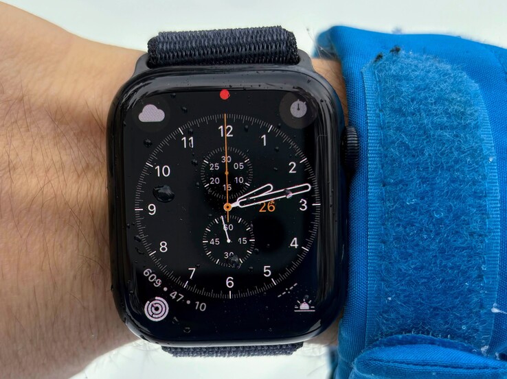 De Apple Watch Series 9 is echt helder en altijd gemakkelijk af te lezen.