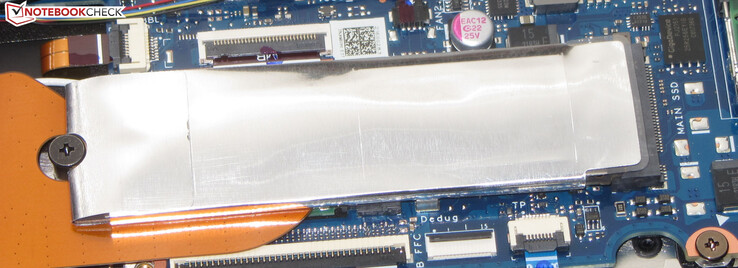 Een PCIe 3 SSD dient als systeemschijf.