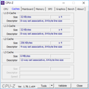 CPU-Z: Caches