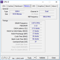 CPU-Z: Memory