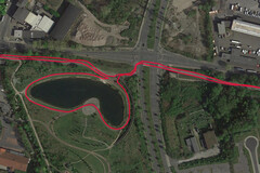 GPS test: Huawei Mate 30 Pro - Rondom een meer