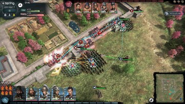 Screenshot van de gameplay uit Heroes' Vow: Three Kingdoms 1