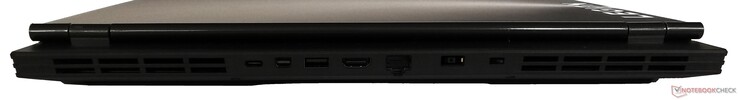 Achter: 1x USB 3.1 Gen1 Type-C, Mini DisplayPort, 1x USB 3.1 Gen1 Type-A, HDMI, Gigabit Ethernet, voeding, Kensington-lock
