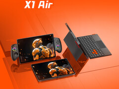 De X1 Air is uitgerust met de Intel Core Ultra 7 258V. Afgebeeld: een promotionele afbeelding van de gaming handheld. (Afbeeldingsbron: OneXPlayer - bewerkt)