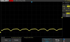 10% helderheid: 240 Hz PWM