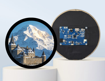 Waveshare 7-inch scherm met afgerond front 