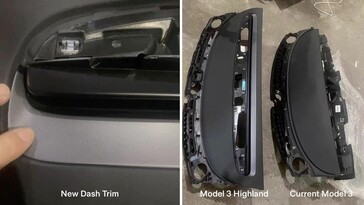 Tesla Model 3 Hoogland vs Model 3 dashboard