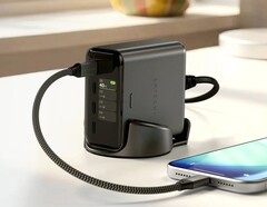 Deze Satechi 140 watt GAN snellader kan maximaal 140 watt per keer uitvoeren. 