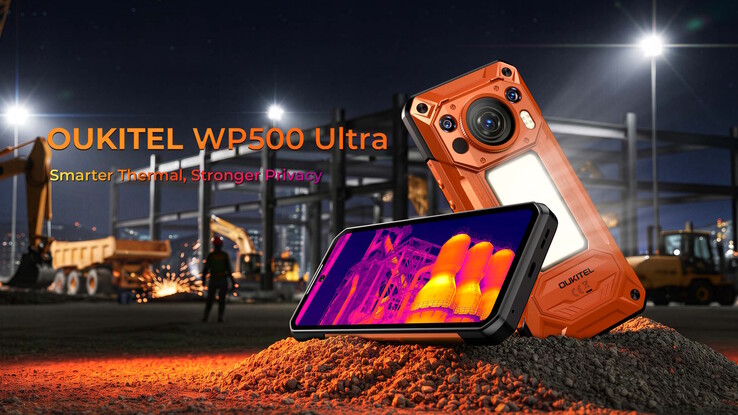 De WP500 Ultra wordt geleverd met een warmtebeeldcamera