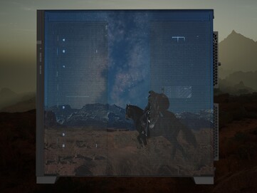 Maingear Crimson Desert Limited Edition PC rechterpaneel wordt getoond