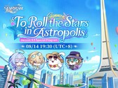 Officiële promotieafbeelding voor Honkai: Star Rail versie 4.5, „To Roll the Stars in Astropolis“.