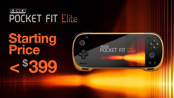 De Konkr Pocket Fit Elite heeft een vanafprijs van minder dan $400. (Afbeeldingsbron: Ayaneo)