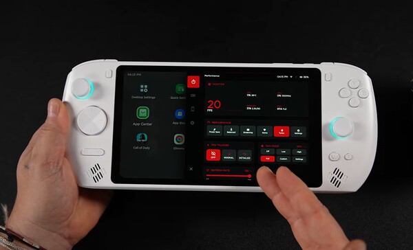 De FPS Thunder-functie van de Lenovo Legion C700 is ook beschikbaar op handhelds van Ayaneo.