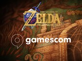 Banner voor de remake van Ocarina of Time en Gamescom getoond