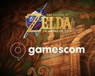 Banner voor de remake van Ocarina of Time en Gamescom getoond