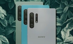 Een door een fan gemaakt concept van de Sony Xperia 1 V toont het toestel met extra camera-apparatuur. (Beeldbron: PEACOCK &amp;amp; Unsplash - bewerkt)