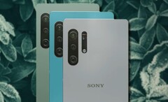 Een door een fan gemaakt concept van de Sony Xperia 1 V toont het toestel met extra camera-apparatuur. (Beeldbron: PEACOCK & Unsplash - bewerkt)