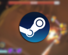 Galactic Glitch kwam vorig jaar juli voor het eerst in early access, en het is een twin-stick shooter met een uniek op fysica gebaseerd mechanisme. Afgebeeld - een wazig snapshot van het spel met het Steam-logo erop (bron: Steam - Bewerkt)