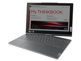 De ThinkBook Plus Twist heeft een unibody CNC-ontwerp en een Storm Grey-kleurstelling. (Beeldbron: Lenovo)