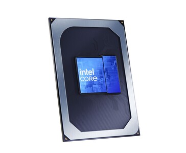 Intel Core Series 3 processorchip getoond met geïntegreerd matrijsontwerp en Intel Core brandmerk