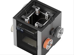 LightMake L4 3D-printer met vier printkoppen.