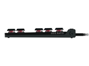 Logitech G515 Rapid TKL zwarte kleurvariant vanaf de zijkant. (Afbeeldingsbron: Logitech)