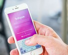 Smartphone waarop de Instagram-app draait