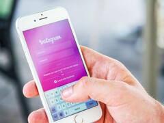 Smartphone waarop de Instagram-app draait