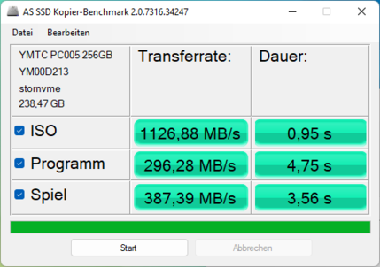 Kopieer benchmark