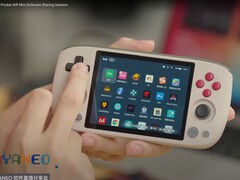 De Ayaneo Pocket Air Mini wordt geleverd met Android maar heeft een aangepaste launcher. (Afbeeldingsbron: Ayaneo)