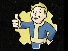 Het artwork van Vault Boy uit Fallout 4 getoond (Afbeelding bron: Epic Games met bewerkingen)