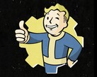 Het artwork van Vault Boy uit Fallout 4 getoond (Afbeelding bron: Epic Games met bewerkingen)