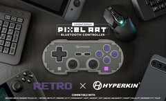 De Hyperkin Pixel Art draadloze controller is een moderne versie van de SNES-controller. (Afbeeldingsbron: Hyperkin)