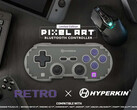 De Hyperkin Pixel Art draadloze controller is een moderne versie van de SNES-controller. (Afbeeldingsbron: Hyperkin)