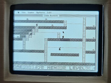 Lode Runner is ook voorgeïnstalleerd op de Pico Mac Nano.