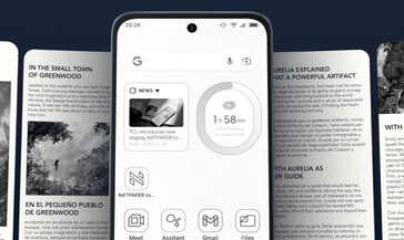 Een speciale Nxtpaper-toets schakelt het scherm om tussen drie schermmodi.