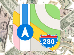 Apple Kaarten kunnen binnenkort geïntegreerde betaalde promoties zien. (Afbeeldingsbron: Apple Maps en iStockPhotos, w/bewerkingen)