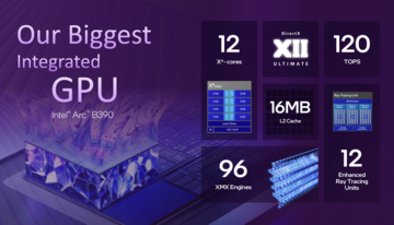 Intel Arc B390 Overzicht (Afbeelding Bron: Intel)