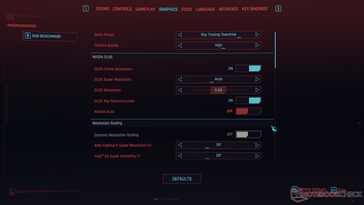 Cyberpunk 2077 Update 2 - Grafische instellingen