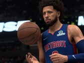 DLSS 5 met neurale weergave ingeschakeld in NBA 2K27.