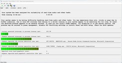 Maximale latenties na tien seconden Prime95