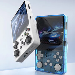 De R36S Plus leent op veel gebieden van het ontwerp van de Powkiddy V20. (Afbeeldingsbron: Game Console)