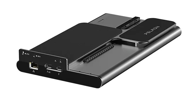 Peladn verbergt M.2 SSD uitbreiding aan de onderkant van de Link S-3. (Afbeeldingsbron: Peladn)
