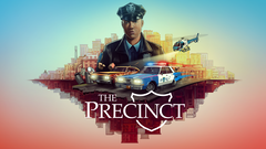 Officiële basisafbeelding van The Precinct, met agent Nick Cordell Jr. en de belangrijkste visuele thema's (Afbeelding bron: Fallen Tree Games via Games Press)