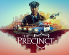 Officiële basisafbeelding van The Precinct, met agent Nick Cordell Jr. en de belangrijkste visuele thema's (Afbeelding bron: Fallen Tree Games via Games Press)
