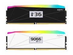 Zwarte en witte varianten van de XFinity+ modules met OLED-schermen. (Afbeeldingsbron: V-color)