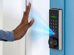 Het Philips Smart Deadbolt gebruikt een zeer veilige handpalmader scanner voor toegang. (Bron: Philips)