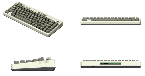Het ontwerp van het 8BitDo Retro 68 Keyboard AP50th Limited Edition is geïnspireerd op de Apple II.
