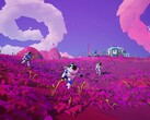 Astroneer is een sci-fi survival knutselspel met co-op voor vier spelers en veel felle kleuren. (Afbeeldingsbron: Steam)